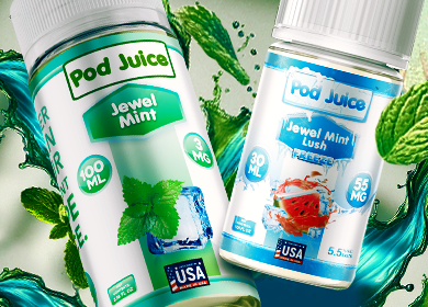 Pod Juice E-Liquids Mint Menu