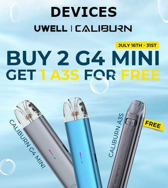 Uwell Caliburn Nicotine Vaping Devices 