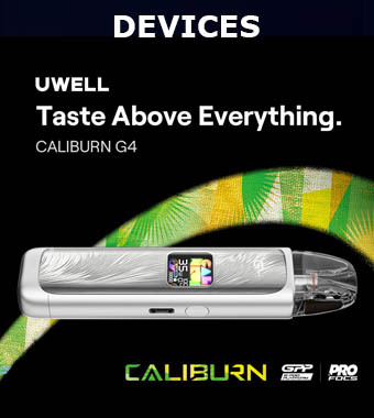 Caliburn G4 and G4 Mini Nicotine Vaping Pod System