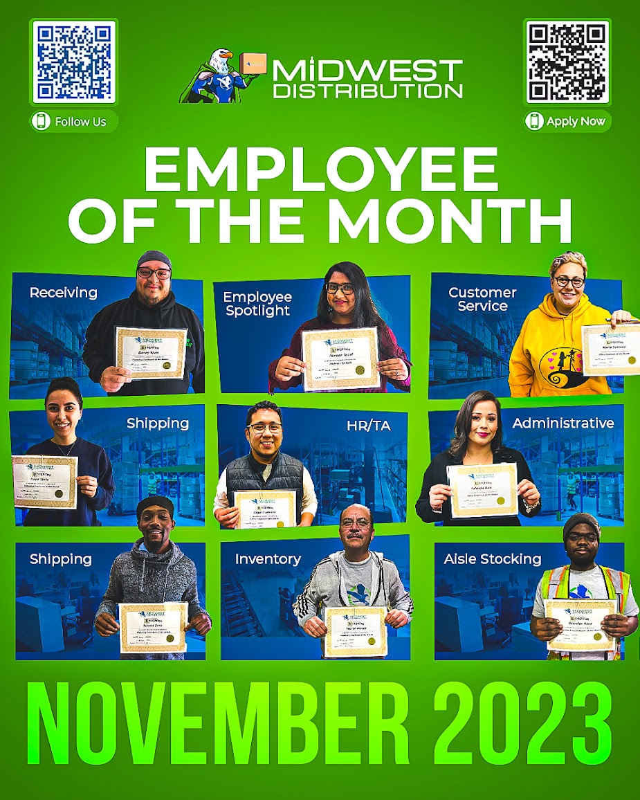 November 2023 Midwest Employees Of The Month