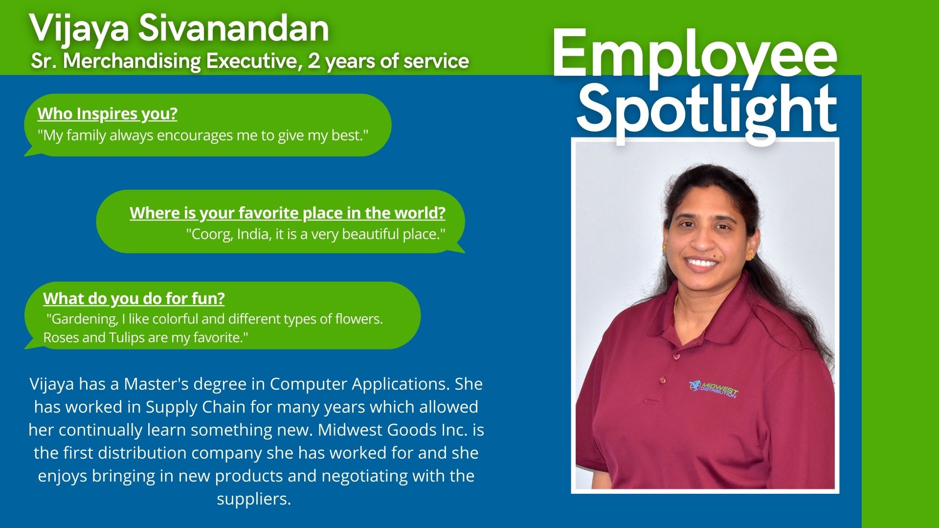 May 2021 Midwest Employee Spotlight