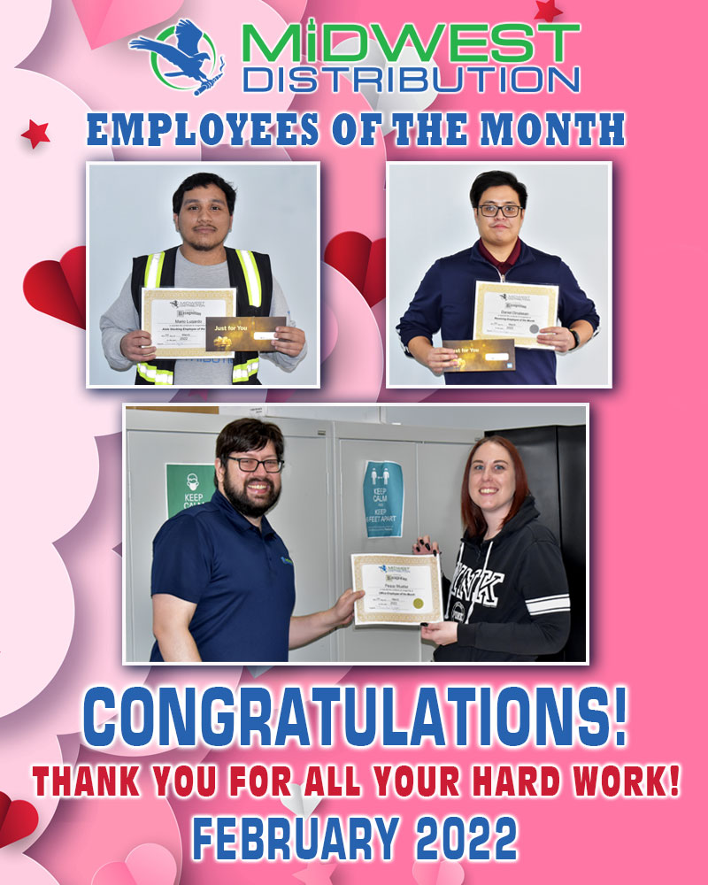 February 2022 Employees Of The Month