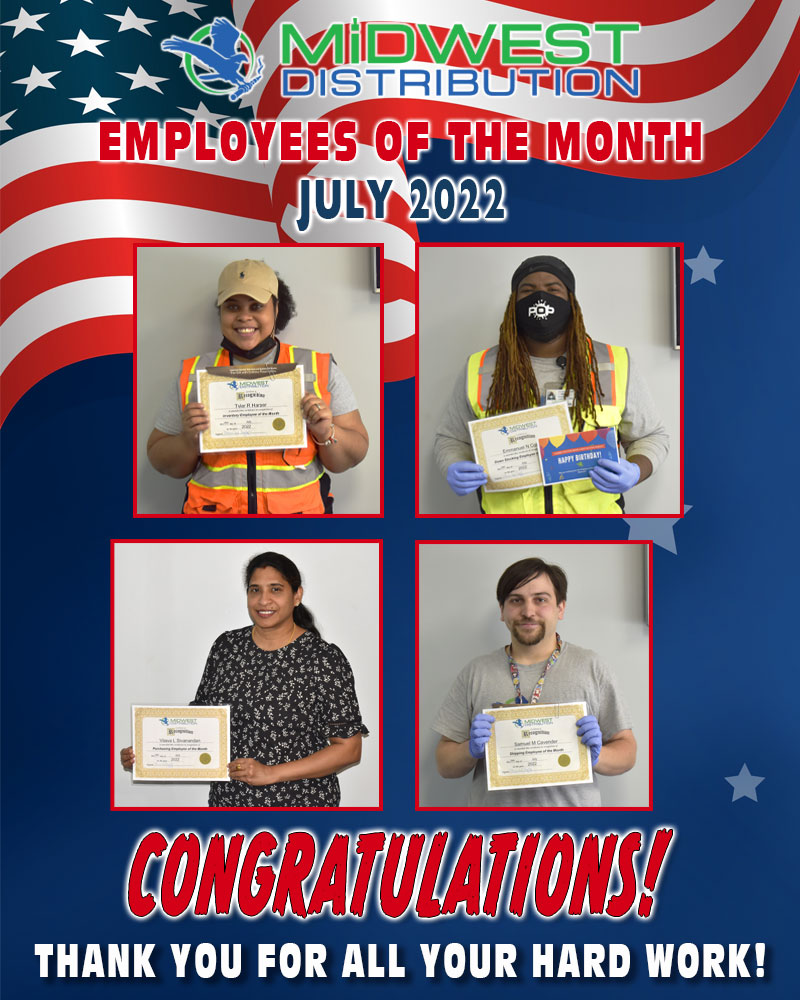 July 2022 Employees Of The Month