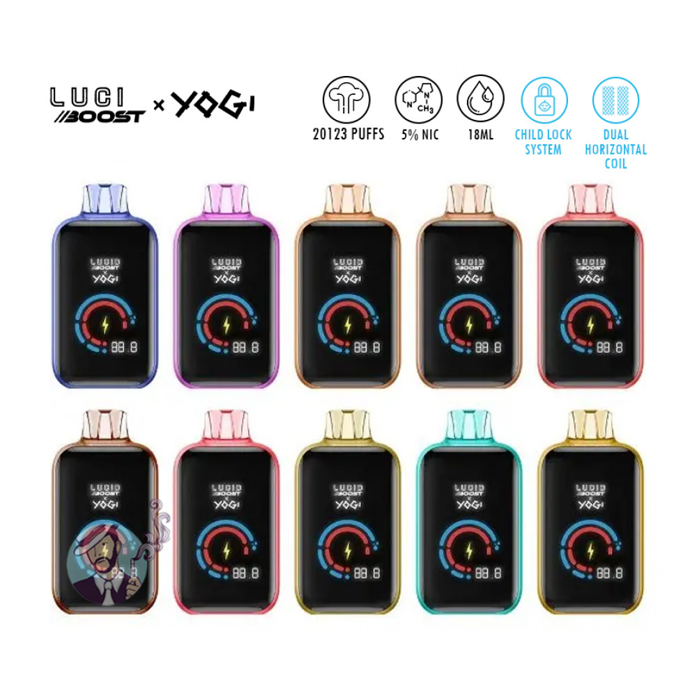 Lucid Boost X Yogi Disposable Ecigs Wholesale