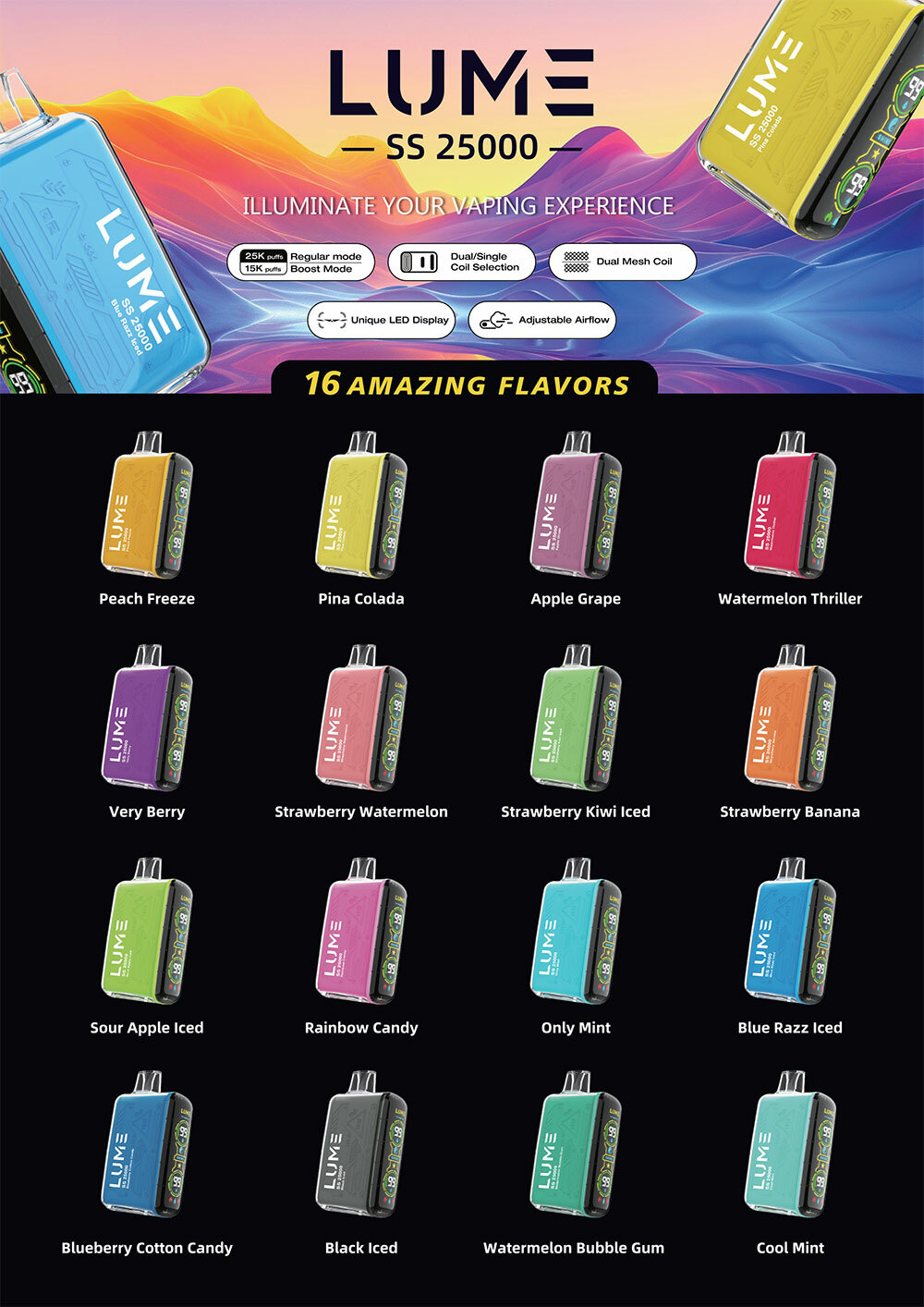 Lume Disposable Ecigs Wholesale Info and Flavors