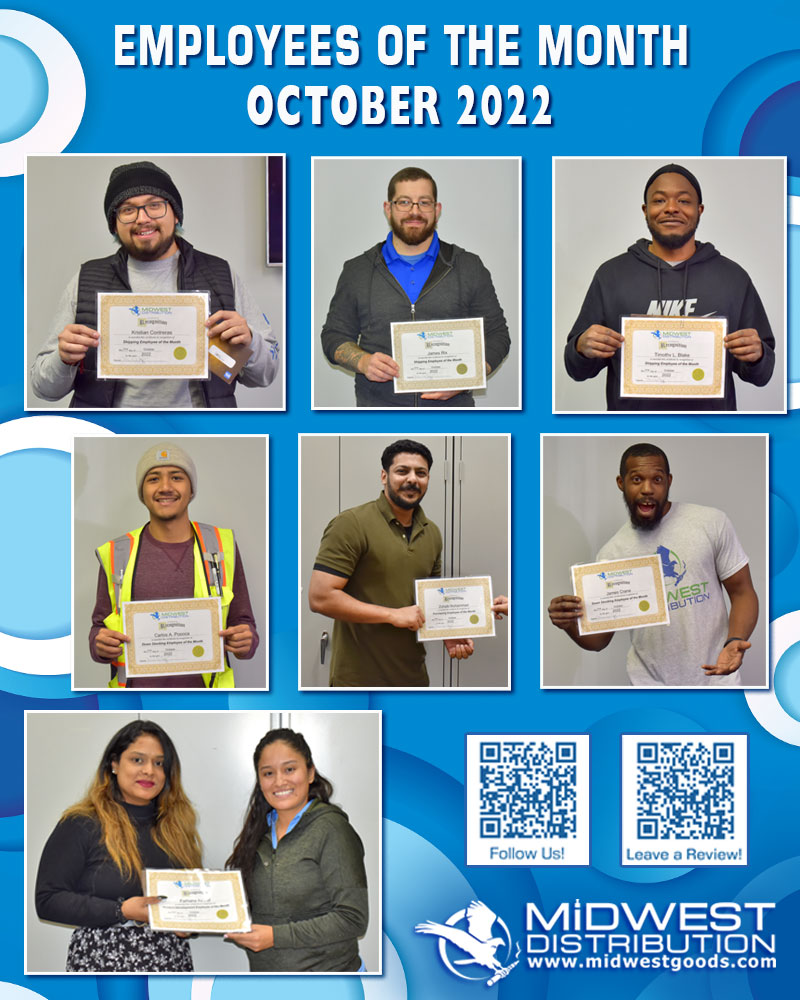 October 2022 Employees Of The Month