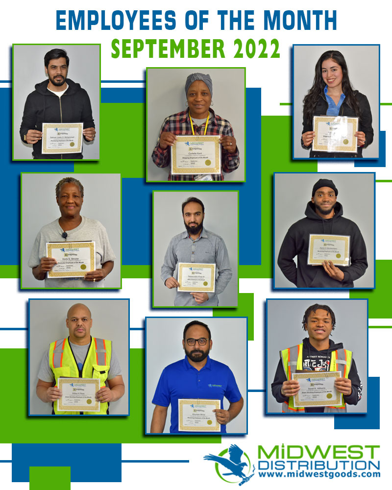 September 2022 Employees Of The Month