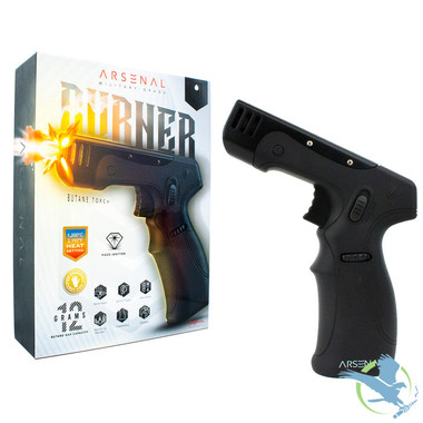 Arsenal Military Grade Burner Butane Gun Torch Lighter Piezo Ignition