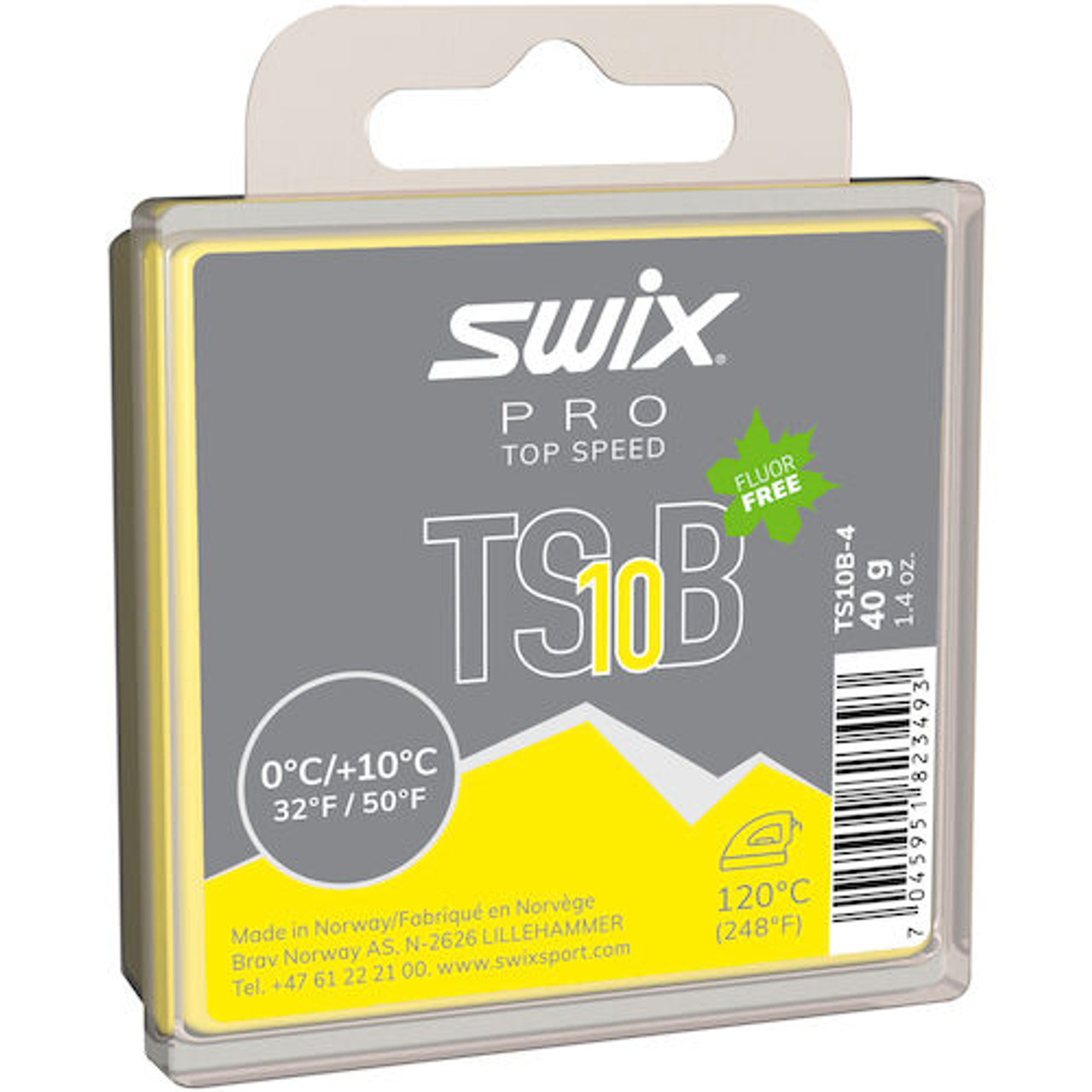 Swix Pro Top Speed Race Wax Black TS10B (40g)