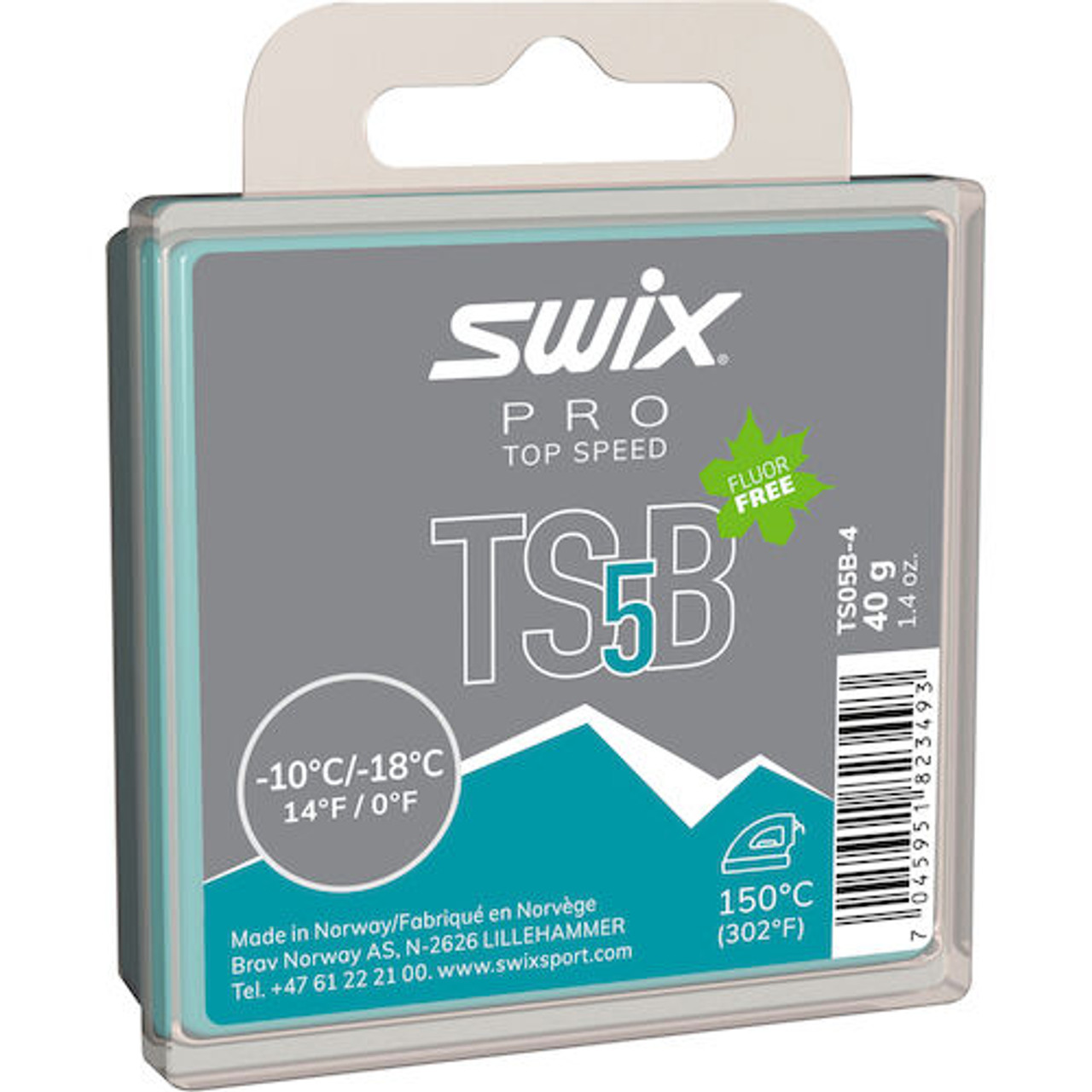 Swix Pro Top Speed Race Wax Black TS5B (40g)