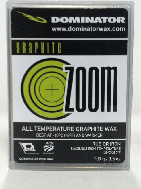 Dominator Zoom Universal Ski and Snowboard Waxes