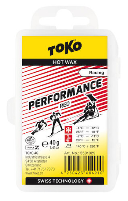 toko performance wax red fluoro free