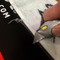 Example of trimming perimeter of a capped ski.