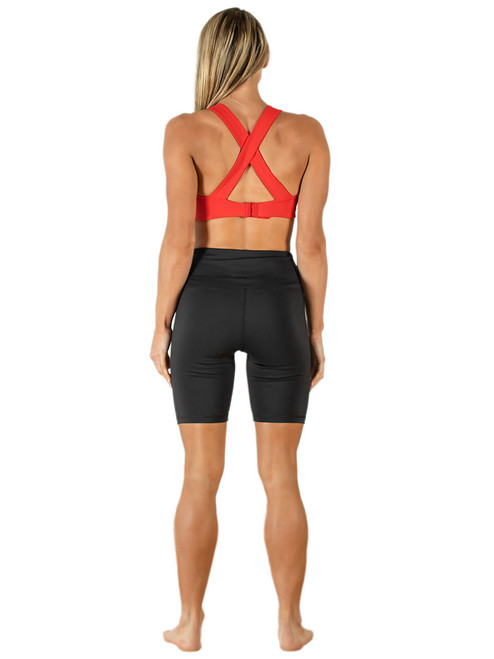 high impact sports bra back full height