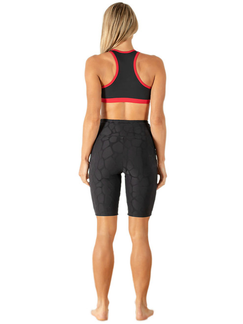 black biker pants full height rear black biker pants full height rear