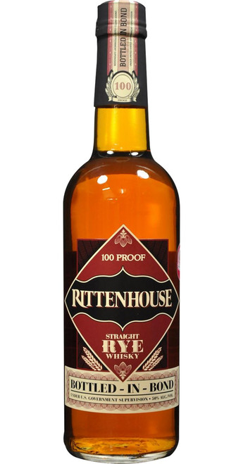 Heaven Hill Rittenhouse Bottled in Bond 100 Proof Rye Whiskey - H449.jpg