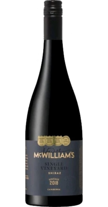 Single Vineyard Canberra Shiraz 2018, McWilliams