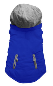 Plain Reversible Pet Coat Blue Size Medium S528-820-001 BLMD Plain Reversible Pet Coat Blue Size Medium S528-820-001 BLMD