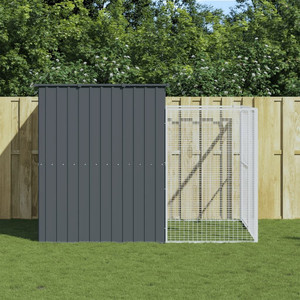 Dog House Anthracite Galvanized Steel 84.3 x 99.6 x 71.3 in A949-3189119 Dog House Anthracite Galvanized Steel 84.3 x 99.6 x 71.3 in A949-3189119