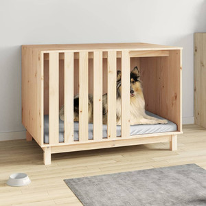 Dog House Natural Wood Solid Pine Wood Medium Durable Dog House A949-822491 Dog House Natural Wood Solid Pine Wood Medium Durable Dog House A949-822491