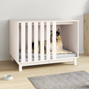 Dog House White Solid pine wood Medium Durable Dog House A949-822492 Dog House White Solid pine wood Medium Durable Dog House A949-822492