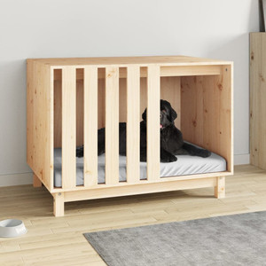 Dog House Natural Wooden Solid Pine Wood A949-822486 Dog House Natural Wooden Solid Pine Wood A949-822486