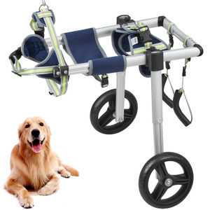 VEVOR 2 Wheels Dog Wheelchair for Back Legs, Pet Wheelchair Lightweight & Adjustable Assisting in H E415-CWLYLLSLLSZHTMYXJV0 VEVOR 2 Wheels Dog Wheelchair for Back Legs, Pet Wheelchair Lightweight & Adjustable Assisting in H E415-CWLYLLSLLSZHTMYXJV0