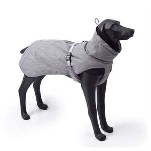 New Style Dog Winter Jacket with Waterproof Warm Polyester Filling Fabric-(gray,size L) T575-S0671272822 New Style Dog Winter Jacket with Waterproof Warm Polyester Filling Fabric-(gray,size L) T575-S0671272822