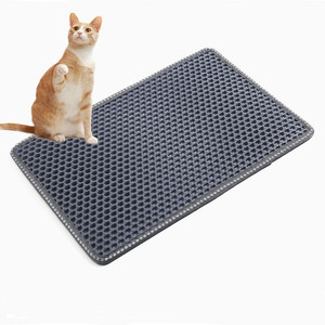 Cat Litter Mat, Kitty Litter Trapping Mat, Double Layer Mats with MiLi Shape Scratching design, Uri T575-S0671288746 Cat Litter Mat, Kitty Litter Trapping Mat, Double Layer Mats with MiLi Shape Scratching design, Uri T575-S0671288746