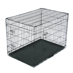 42" Pet Kennel Cat Dog Folding Steel Crate Animal Playpen Wire Metal T575-S0671362310 42" Pet Kennel Cat Dog Folding Steel Crate Animal Playpen Wire Metal T575-S0671362310
