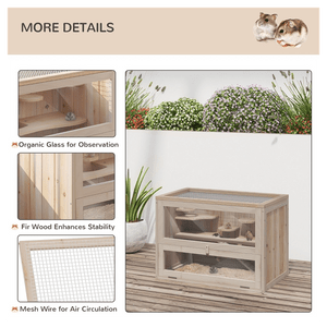 Wooden Hamster Cage T575-S0671387766 Wooden Hamster Cage T575-S0671387766