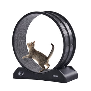 VEVOR Cat Exercise Wheel 31.5 in Large Indoor Cat Running Wheel Treadmill Black E415-SLMPBJHSPP315IBR5V0 VEVOR Cat Exercise Wheel 31.5 in Large Indoor Cat Running Wheel Treadmill Black E415-SLMPBJHSPP315IBR5V0