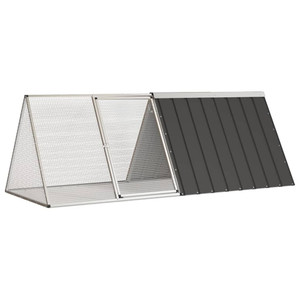 Rabbit Cage Anthracite Galvanized steel Large Rabbit Cage A949-171536 Rabbit Cage Anthracite Galvanized steel Large Rabbit Cage A949-171536