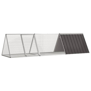 Rabbit Cage Anthracite Galvanized Steel Large Durable A949-3106446 Rabbit Cage Anthracite Galvanized Steel Large Durable A949-3106446