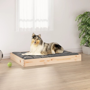 Dog Bed Natural Wood Solid Pine Wood 36.0 x 25.2 x 3.5 in Durable A949-820861 Dog Bed Natural Wood Solid Pine Wood 36.0 x 25.2 x 3.5 in Durable A949-820861