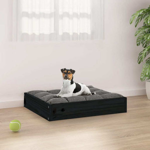 Dog Bed Black Solid pine wood 20.3 x 17.3 x 3.5 in Durable A949-820850 Dog Bed Black Solid pine wood 20.3 x 17.3 x 3.5 in Durable A949-820850