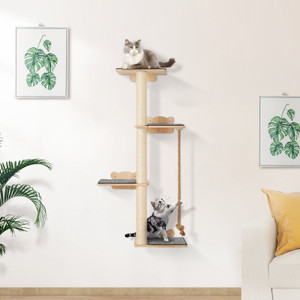 VEVOR Wall Mounted Cat Shelves Tree with Platform Tree-Shaped Cat Furniture E415-GDSBGSMPJSM2EOFXYV0 VEVOR Wall Mounted Cat Shelves Tree with Platform Tree-Shaped Cat Furniture E415-GDSBGSMPJSM2EOFXYV0