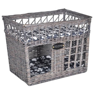 Cat House Gray Willow Small Lightweight Cat House Square A949-170225 Cat House Gray Willow Small Lightweight Cat House Square A949-170225