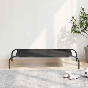 Elevated Dog Bed Black Oxford fabric and powder-coated steel Medium A949-42000839 Elevated Dog Bed Black Oxford fabric and powder-coated steel Medium A949-42000839