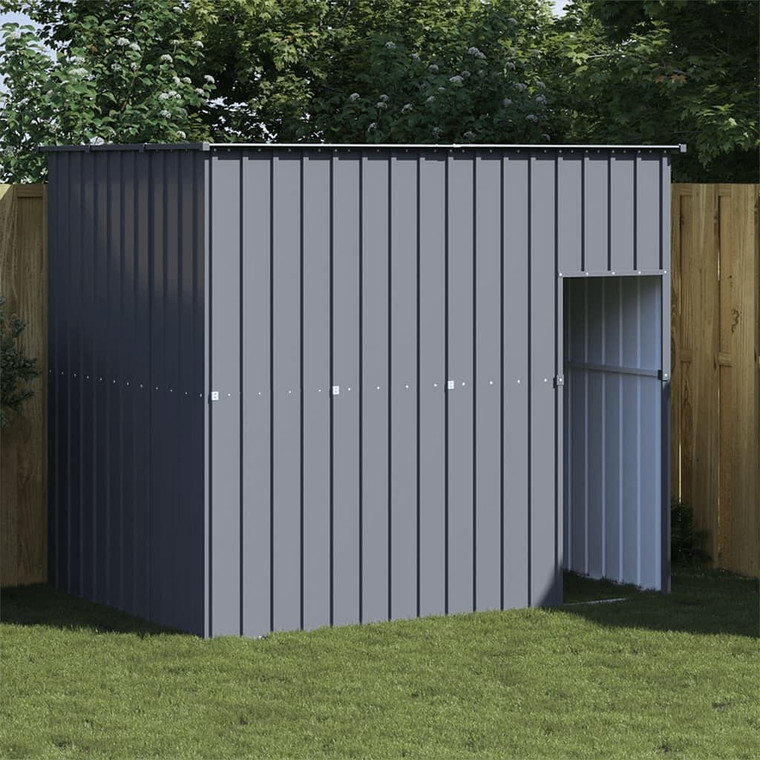 Dog House Anthracite Galvanized Steel 84.3 x 60.2 x 71.3 in A949-172371