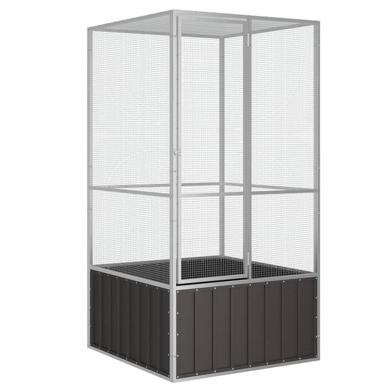 Bird Cage Anthracite Galvanized Steel Large Bird Cage A949-171548