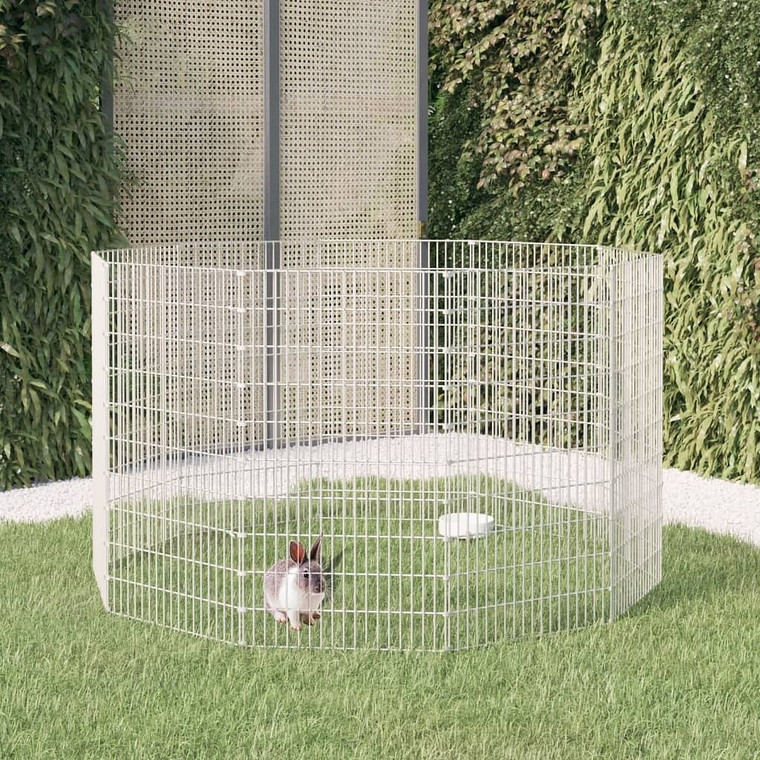 Animal Enclosure Silver Galvanized iron A949-171583