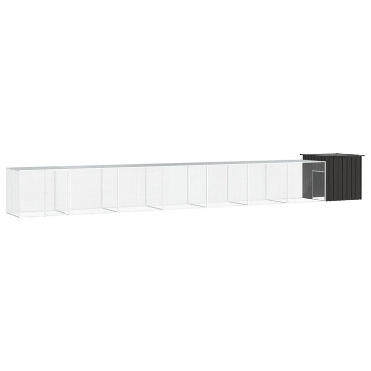  Chicken Cage Anthracite Galvanized Steel Large Chicken Cage A949-3106457