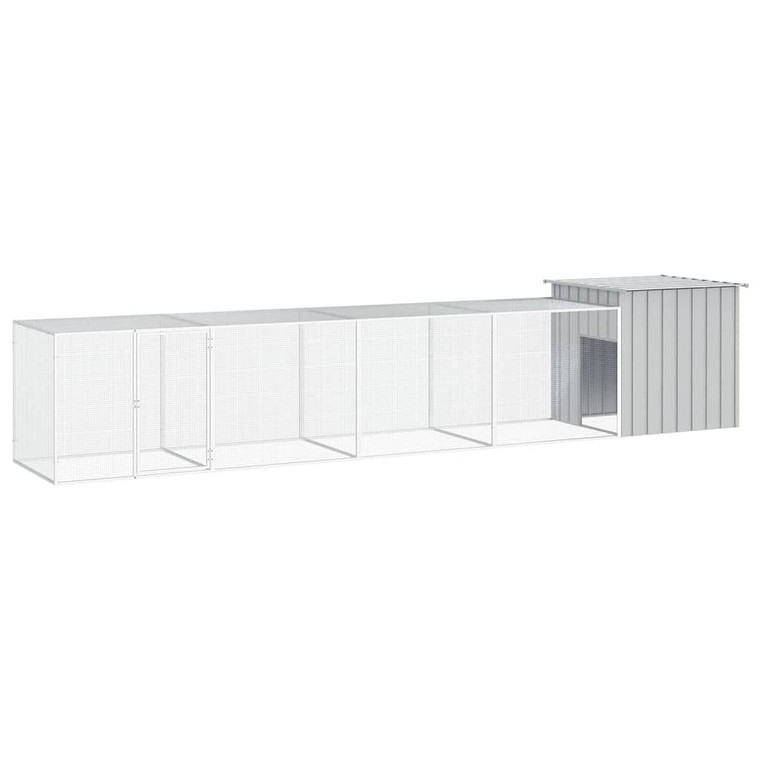  Chicken Cage Gray Galvanized Steel Large Chicken Cage A949-3106462