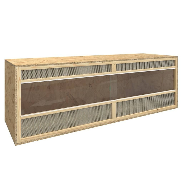  Terrarium Natural Wood Finish Engineered wood, Glass, Steel Large A949-170883