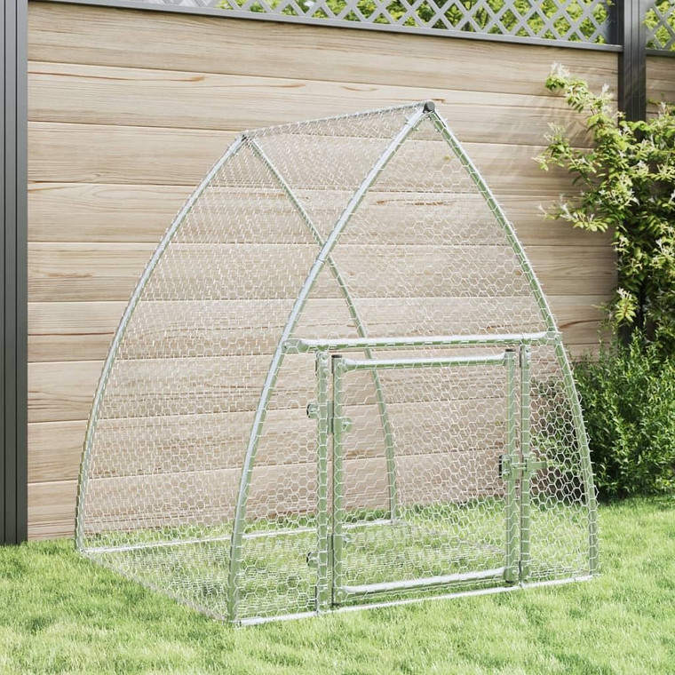  Rabbit Hutch Silver Galvanized Steel Large Rabbit Hutch A949-3281527