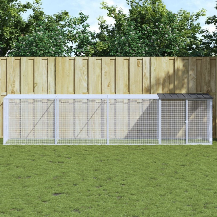  Chicken Cage Anthracite Galvanized steel 158.7 x 38.6 x 35.4 in A949-3189040