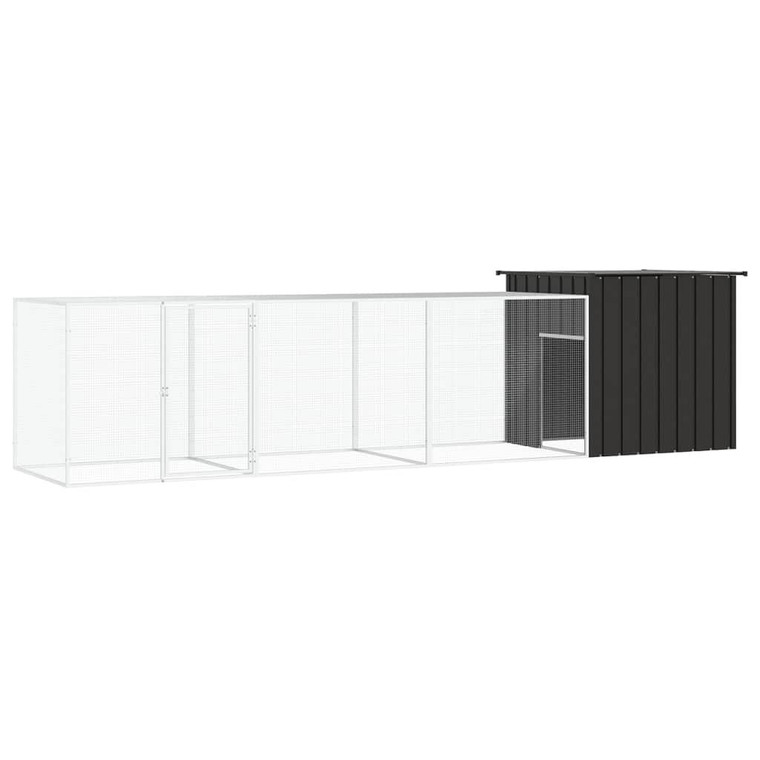  Chicken Cage Anthracite Galvanized steel Large Chicken Cage A949-3106453