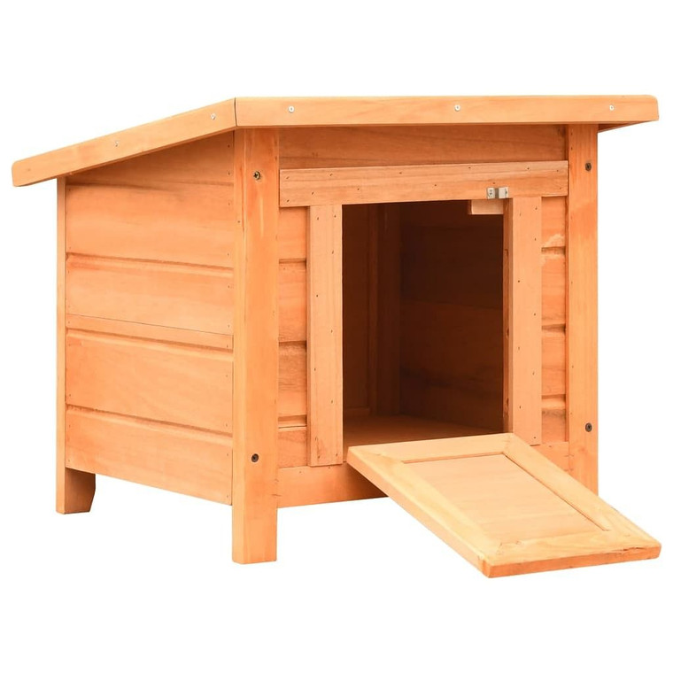  Cat House Brown and Green Solid pine/fir wood, powder-coated iron A949-170640