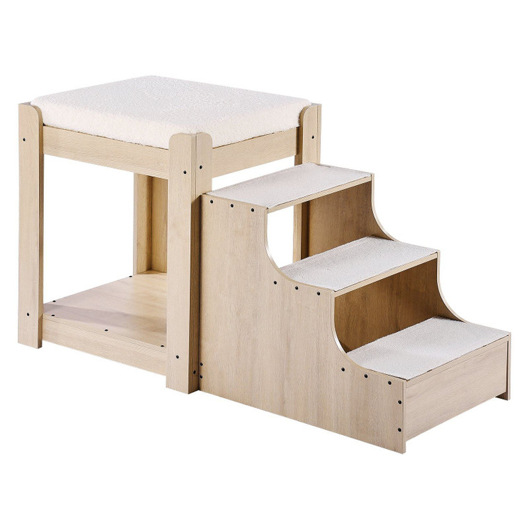 Pet Bunk Bed with Stairs Dog/Cat Window Perch for Bedside Indoor Use E415-SXPSCWSCCMSXZWKQXV0